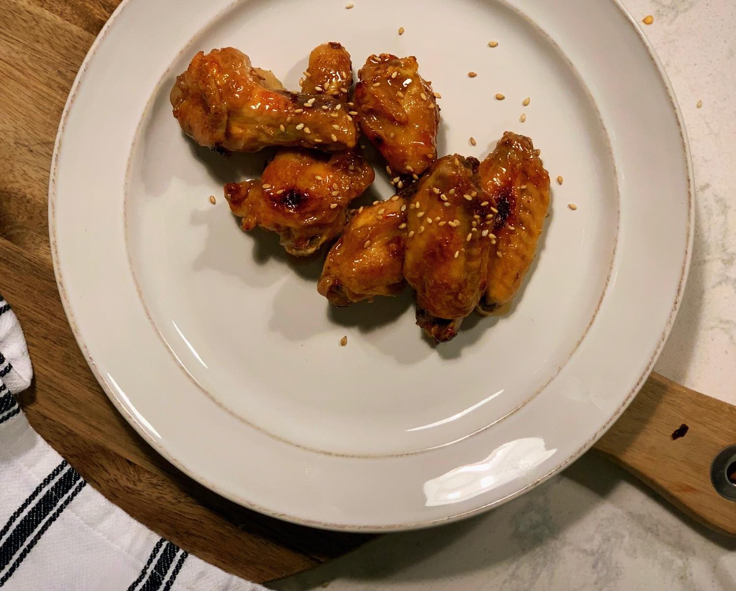 Crispy Baked Maple Garlic Chicken Wings – Stewart Maple