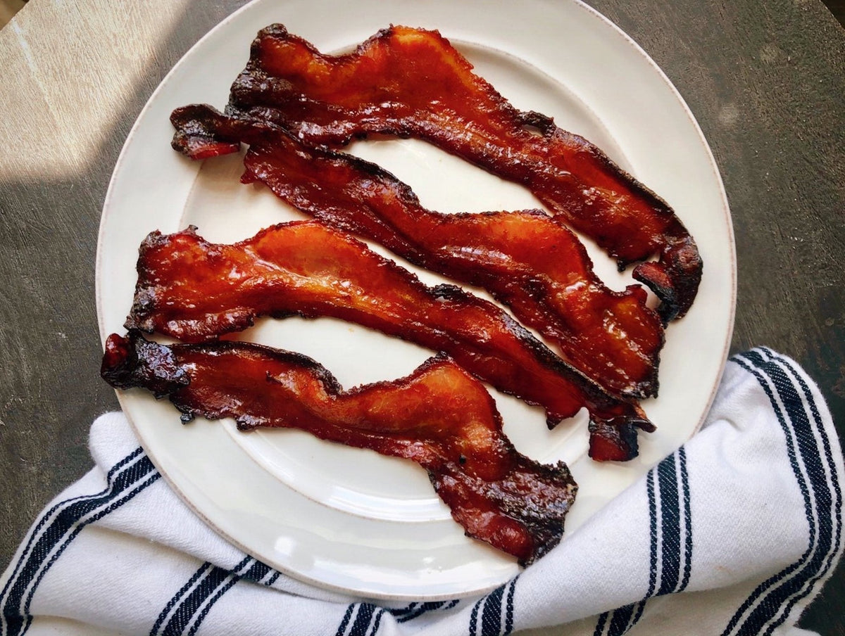 Candied Stewart Maple Bacon