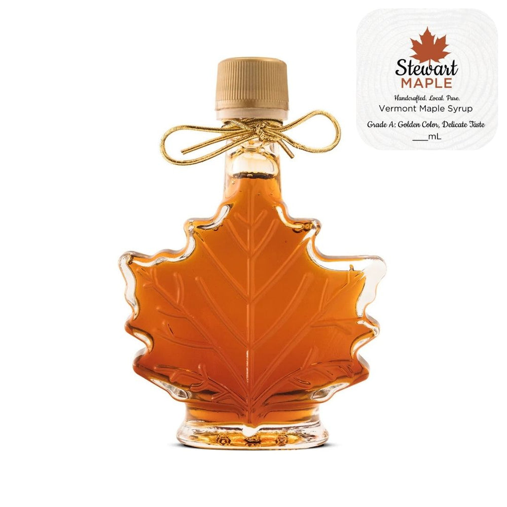 Souvenir Maple Leaf Glass Bottle