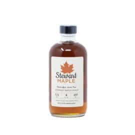 half pint glass bottle vermont maple syrup