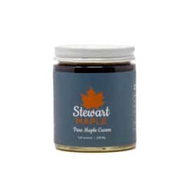 stewart maple pure maple cream jar