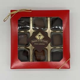 chocolate covered caramel box