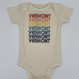 Retro Vermont Baby Bodysuit