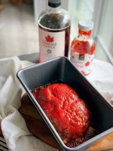 Baked Maple Glazed Meatloaf