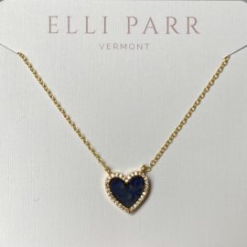 Lapis Lazuli Necklace Heart
