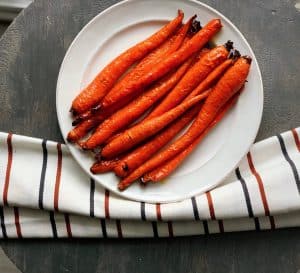 maple glazed carrots